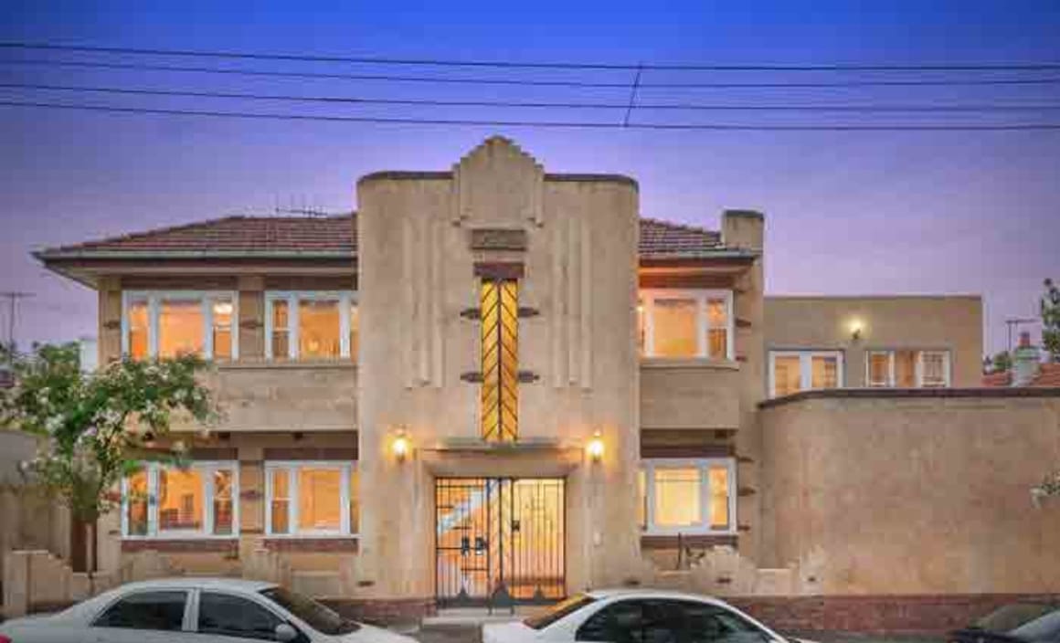 Art Deco apartment offering at 148 Pigdon Street, Carlton North