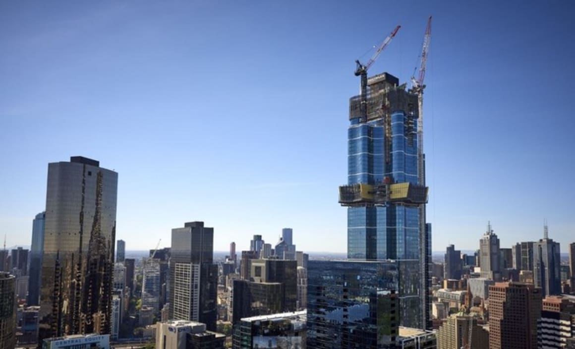 Australia's tallest residential tower, Australia 108 has completed its landmark Starburst facade