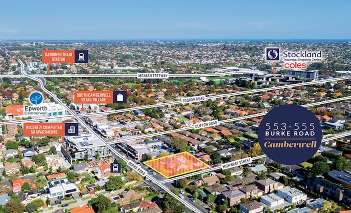 Camberwell site sells for $9,188,888 through Savills