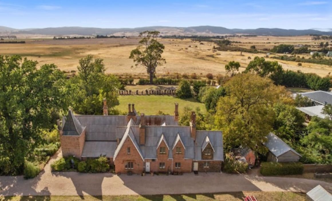 Heritage-listed country home The Grange in Tasmania's Campbell Town listed