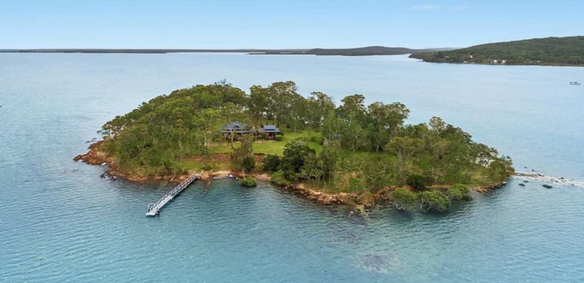 Garden Island near Port Stephens listed for sale for the second time