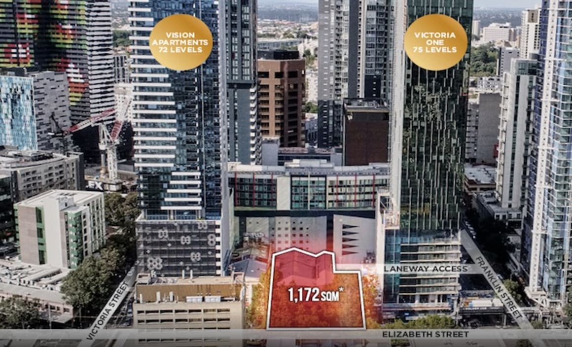 Site with development potential in Melbourne's university precinct up for sale 