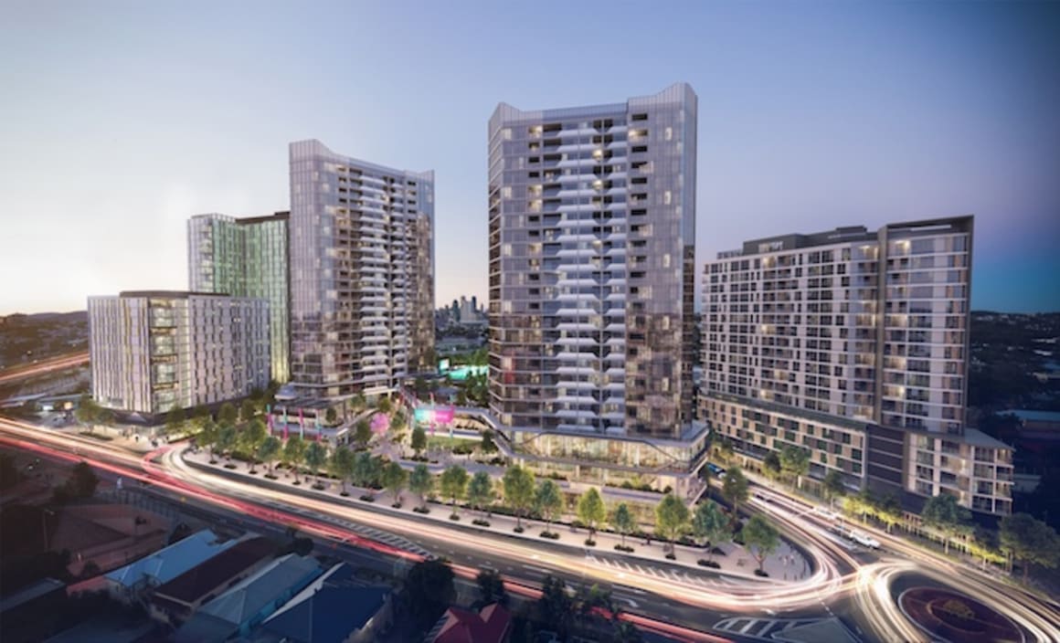 First apartment tower at Park Central in Brisbane's Woolloongabba