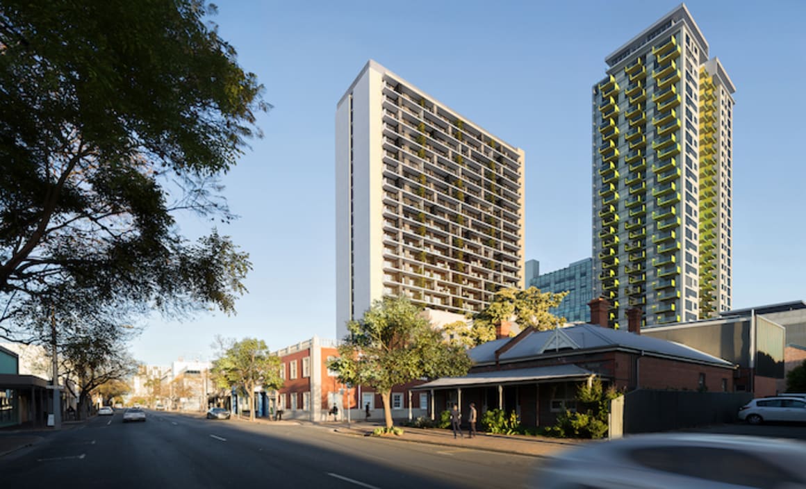 Residents move in to Kodo, Adelaide's tallest residential building as ground breaks next door at Penny Place