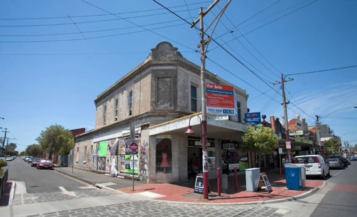 Retail mixed-used building in Melbourne's Brunswick East for sale: Savills