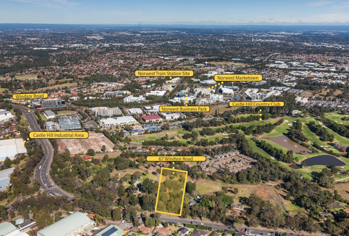 Development site in Sydney's Baulkham Hills up for sale