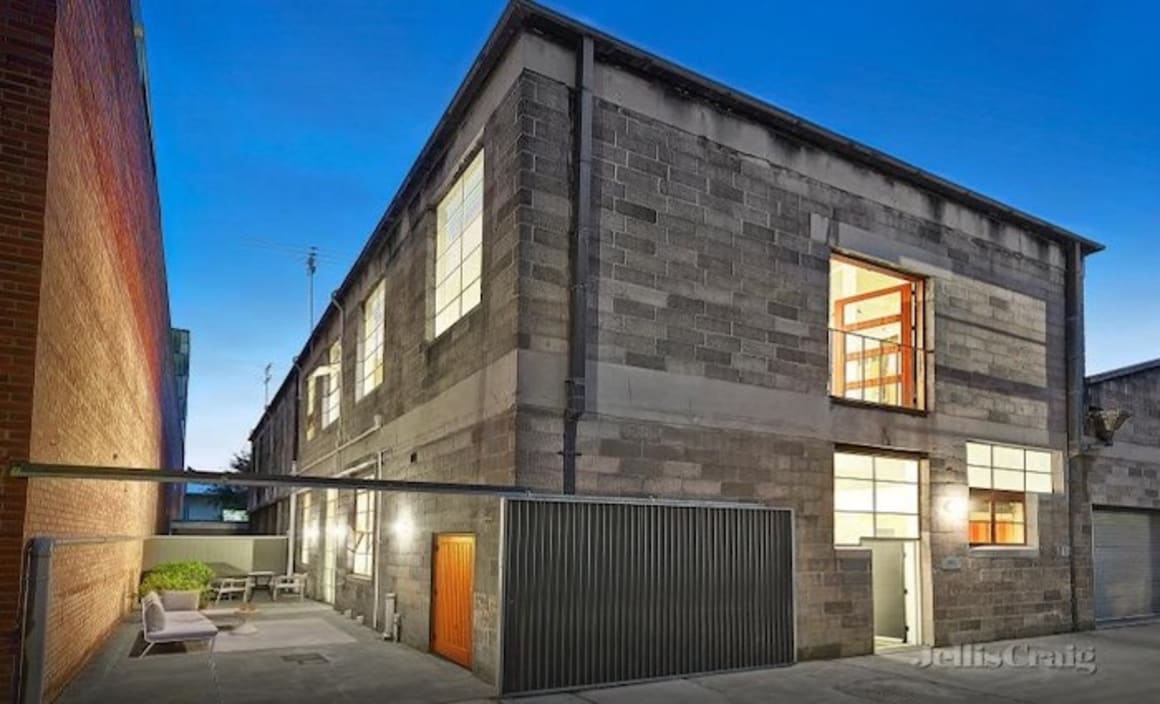 Converted Collingwood warehouse listed for sale