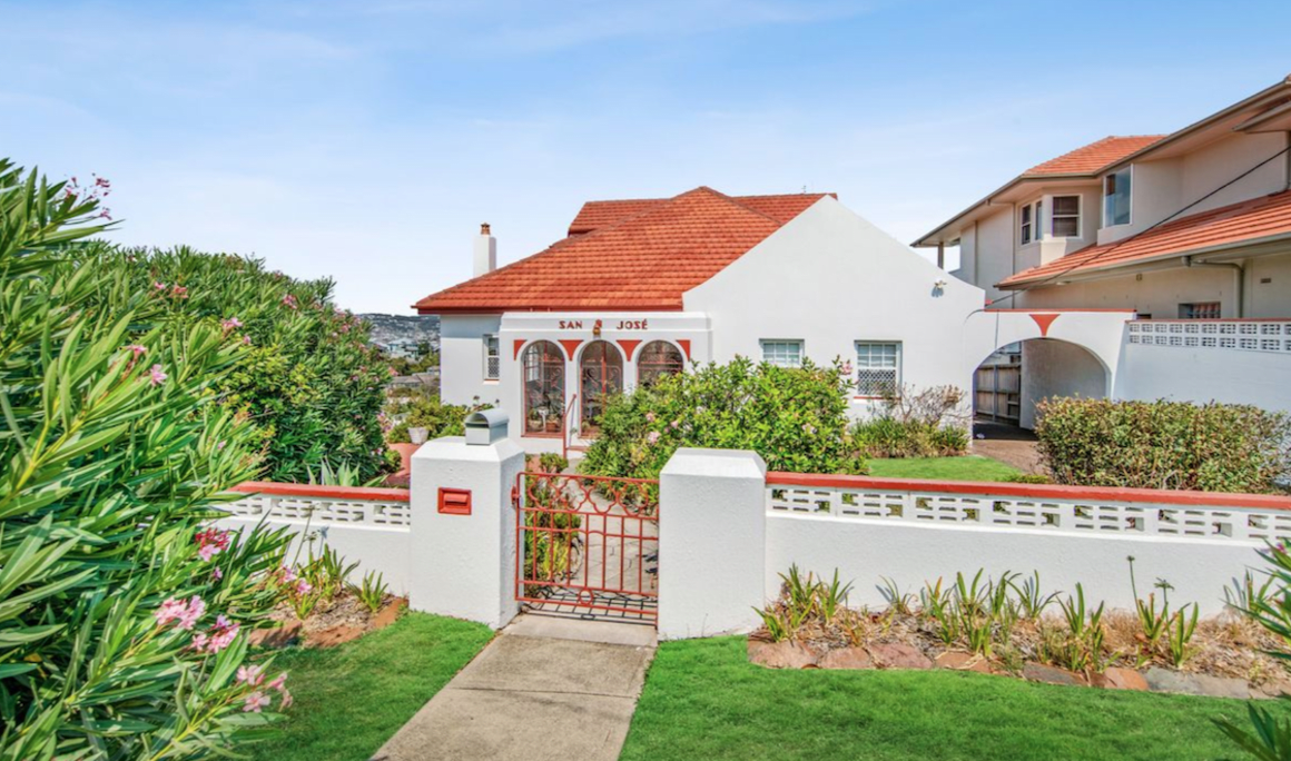 A Spanish Mission style home in Newcastle has sold