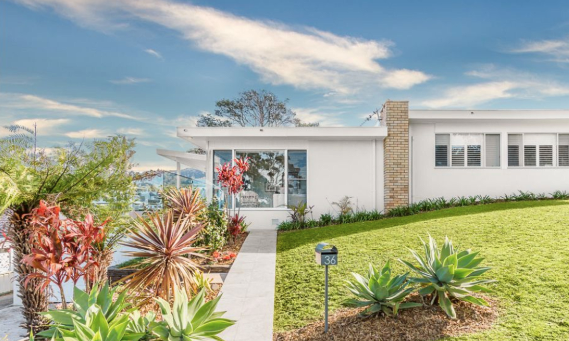 Mid century modern trophy home set for auction in Thirroul