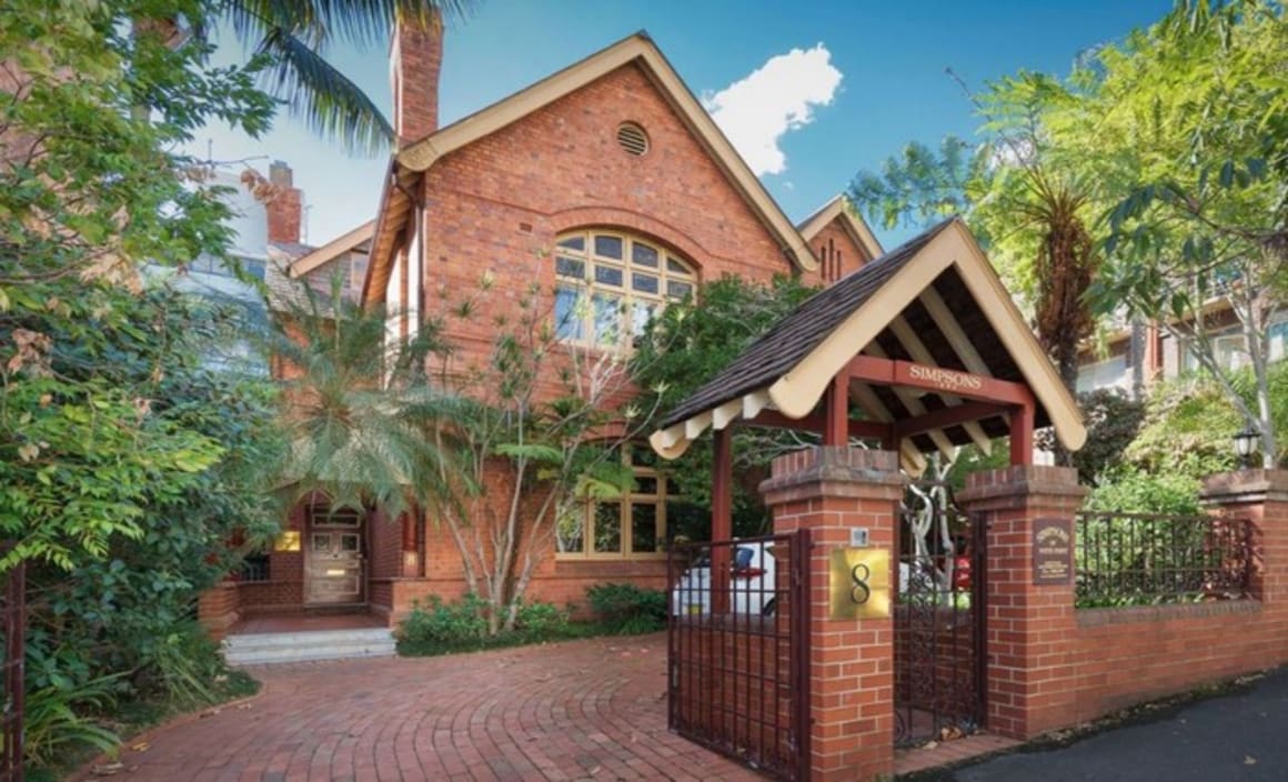 Bede Barlow architectural beauty for sale in Potts Point