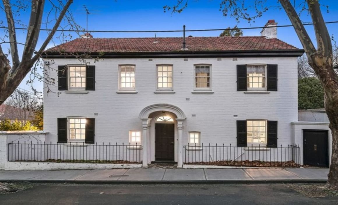 Georgian style South Yarra trophy home successfully sold at auction