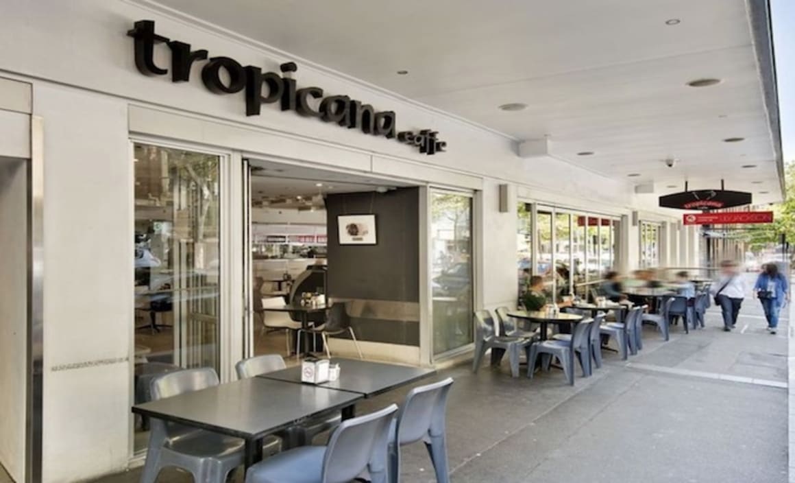 Freehold site of Darlinghurst's Tropicana Caffe for sale