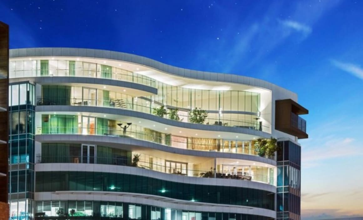 Two level penthouse in The Wave, Adelaide listed