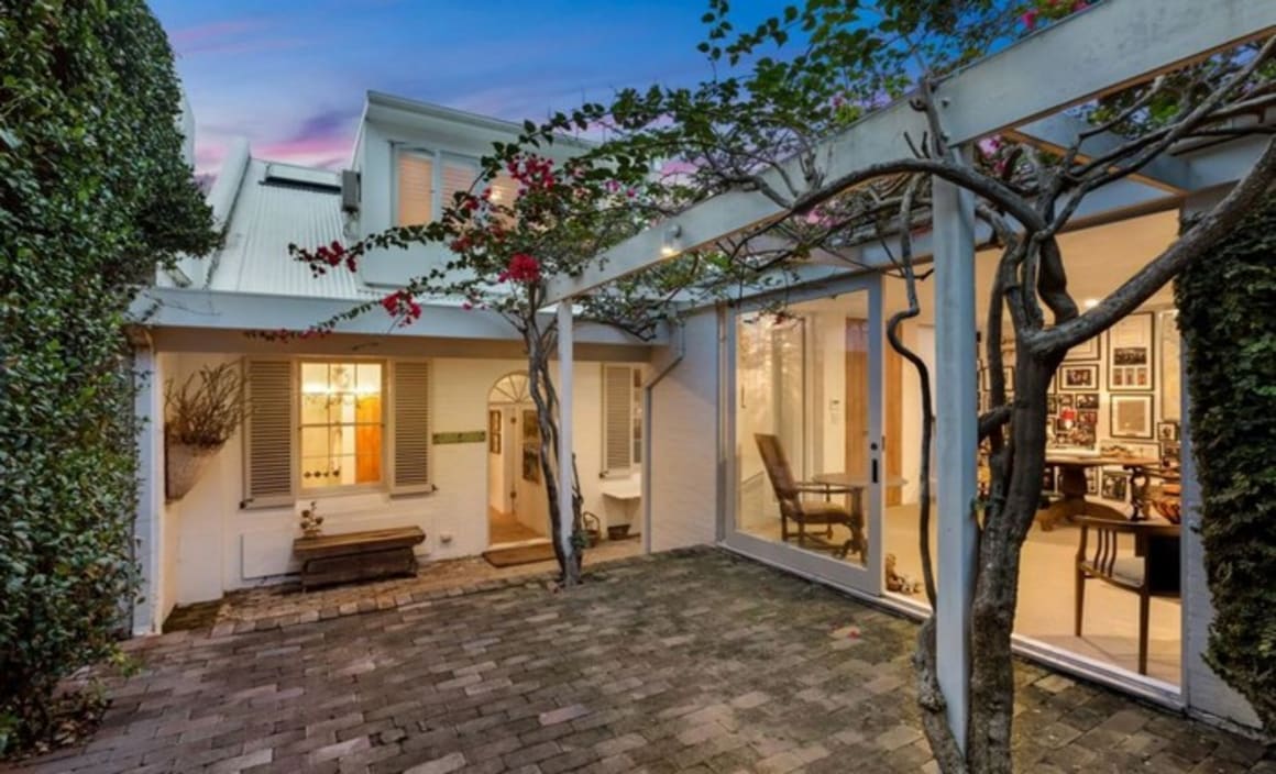 Fashion doyen Peter Weiss lists Woollahra cottage