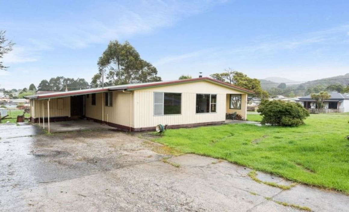 Zeehan, Tasmania mining town cottage listing by mortgagee