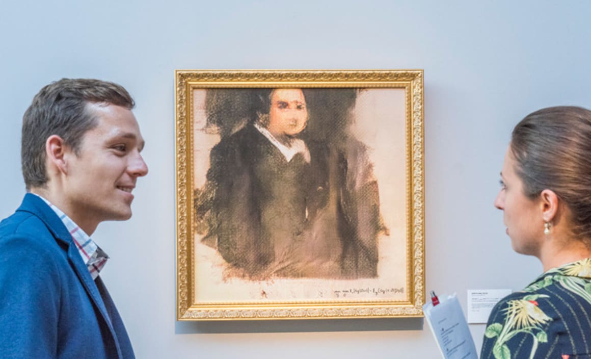 Artwork by an algorithm is up for auction, so does that mean AI is now creative?