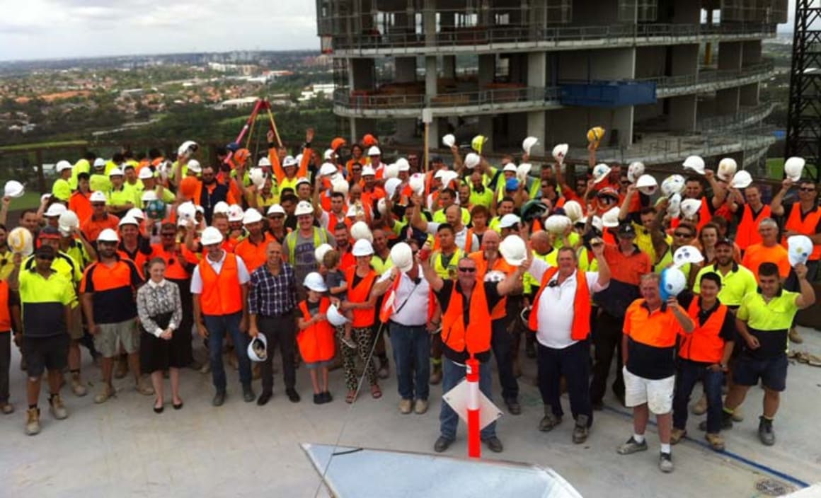 Ecove and Parkview construction workers raising funds for HCU charity