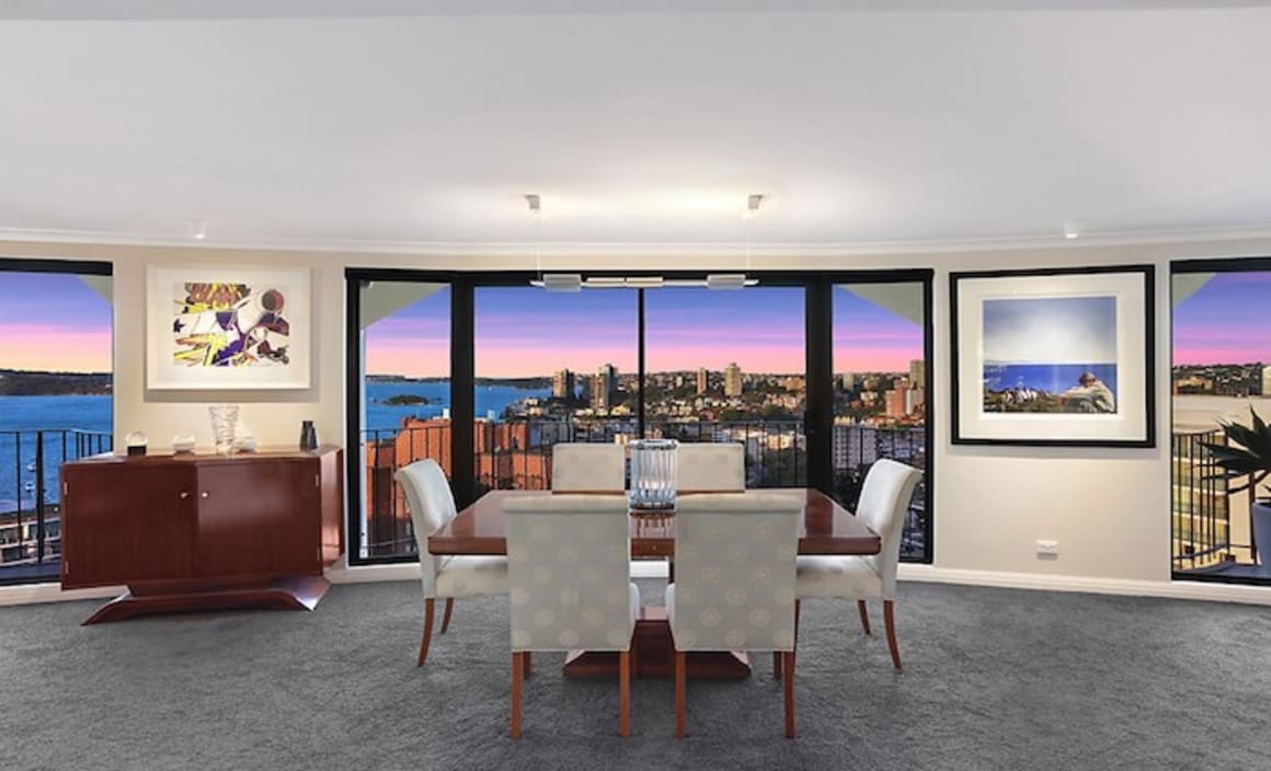 Elizabeth Bay penthouse within landmark building Gazebo listed 