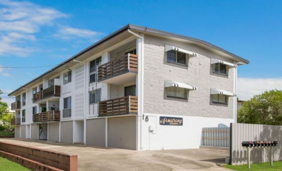 Two bedroom Hermit Park, Queensland unit listed by mortgagee 