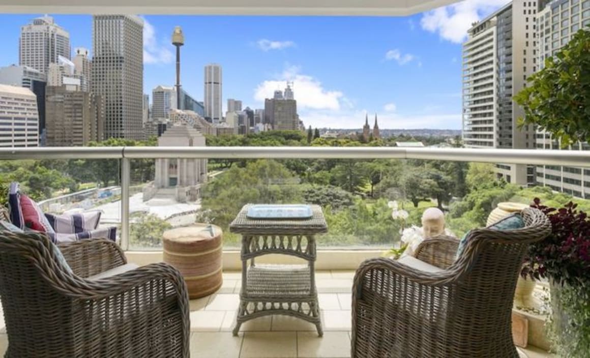 Sydney apartment overlooking Hyde park sells for over $2m