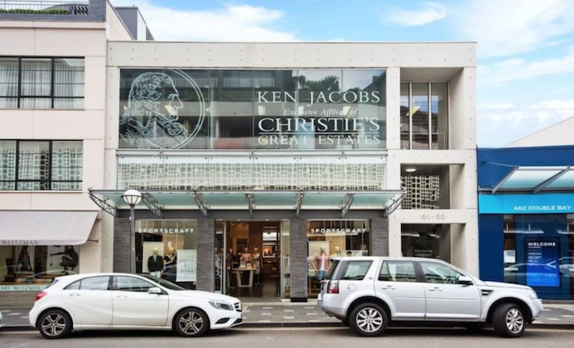 Ken Jacobs Christie's International and Sportscraft Double Bay premises listed