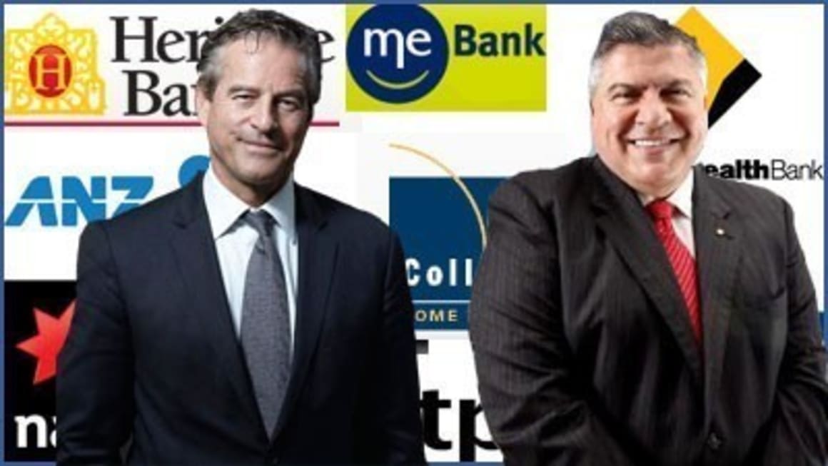 Mark Bouris and John Symond slam Treasurer Wayne Swan for allowing major banks to dominate mortgage market