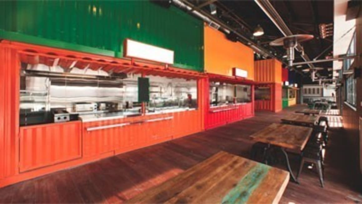 Plenary Group attracts budding chefs to shipping container food hall concept at Melbourne's South Wharf