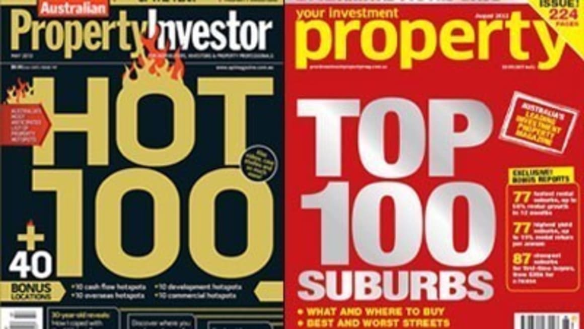 Investor magazines' 2011 unit hotspots are more misses than hits two years on