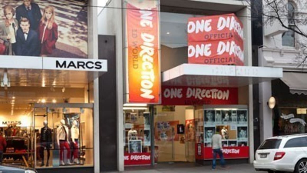 One Direction had that one thing with Chapel Street pop-up shop