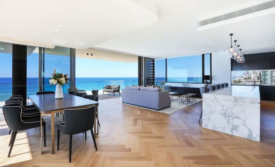 Main Beach, Gold Coast penthouse see's its price reduced from $9.75 million