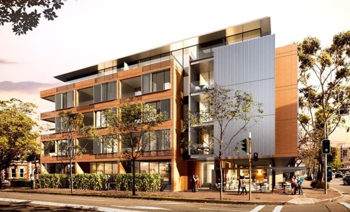 Centuria's Mosman project Monarch leads the Military Road...