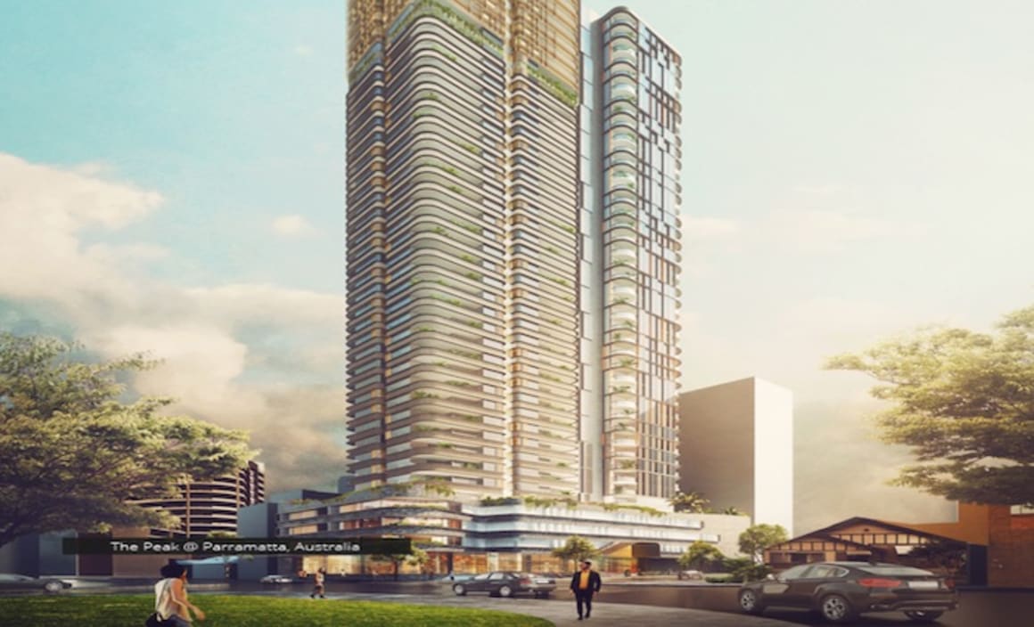 The Peak project site at Parramatta sold by CWG to Aland