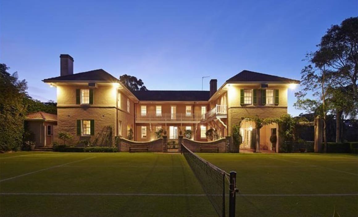 Prof Wilkinson-designed Rose Bay Avenue, Bellevue Hill trophy home listing