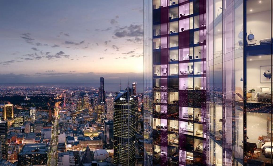 Swanston Central apartment tower in Melbourne almost sold out as construction starts