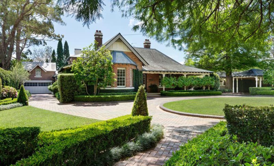 Historic Federation trophy home Kumdibar at Wahroonga listed