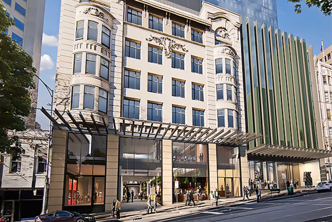 Construction officially commences on 405 Bourke Street