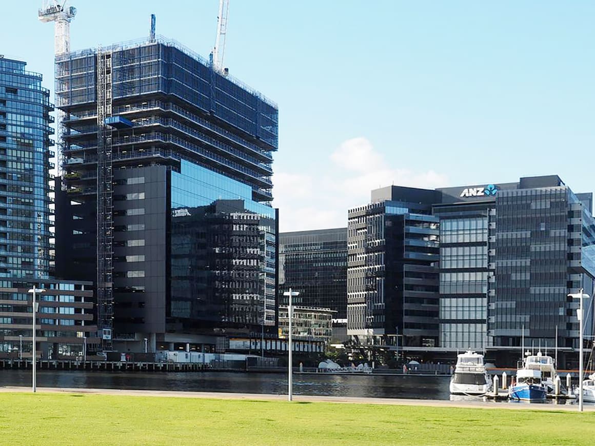 839 Collins Street tops out at Victoria Harbour