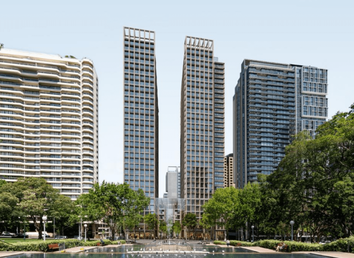 Two-tower apartment development greenlit on Sydney's Hyde Park