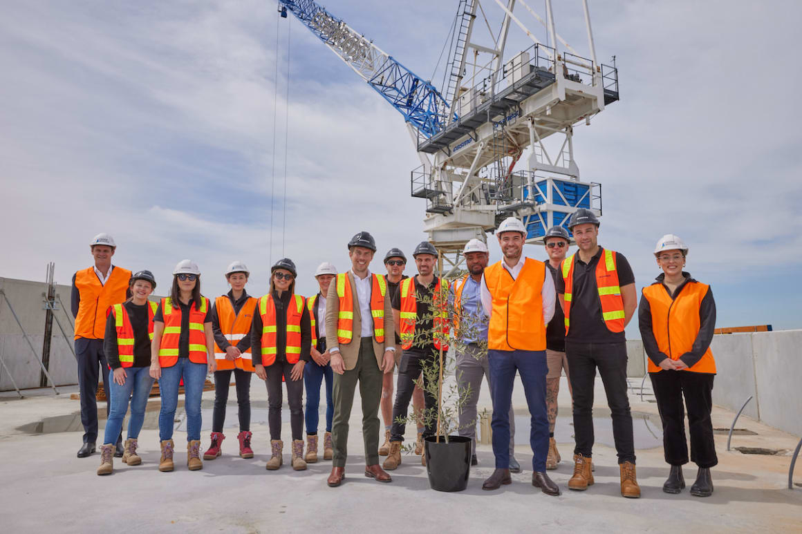 Cedar Woods top out final residential building in Jackson Green, Clayton South community