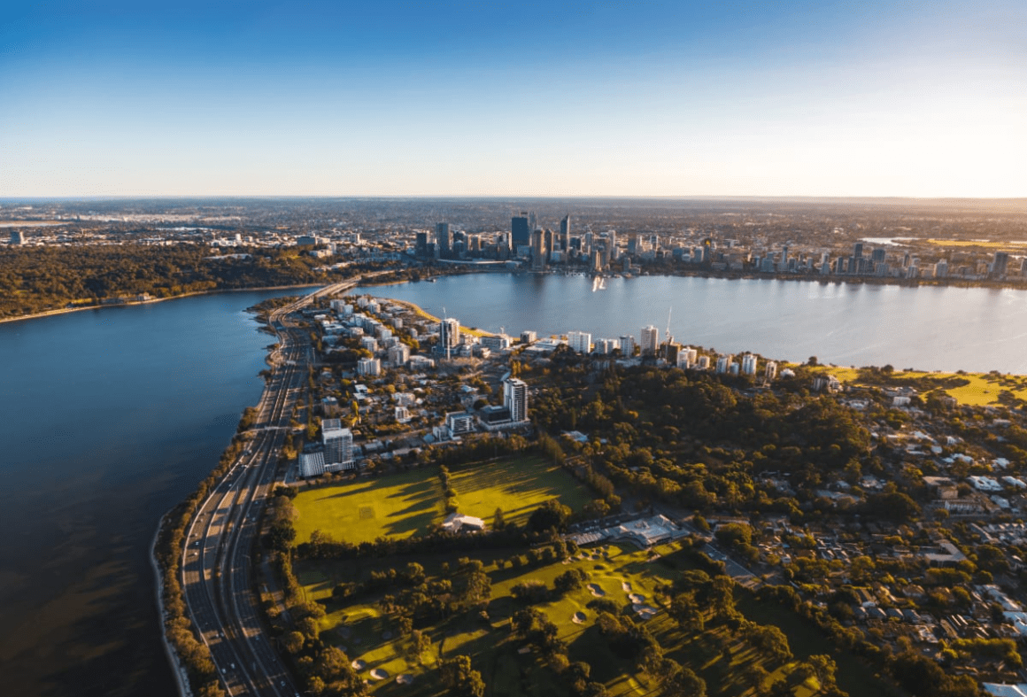 Unobstructed park and Swan River views from South Perth's latest apartment development, One Richardson