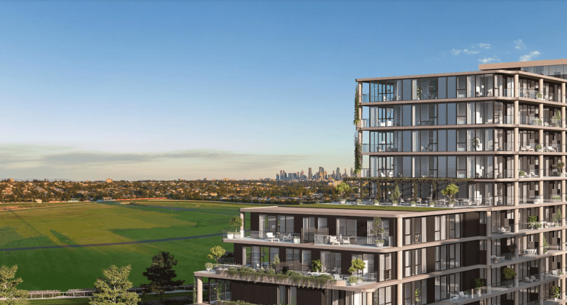 How Trackside House fits in to the wider Moonee Valley Park masterplan