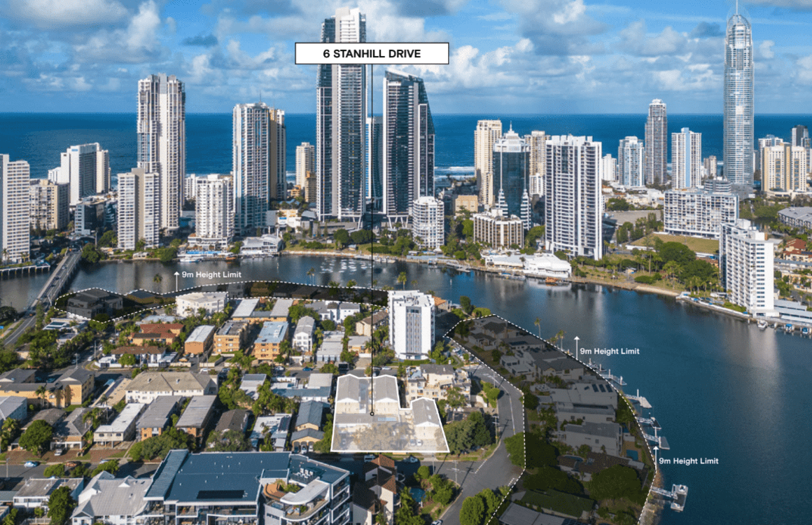 Opportunity knocks for Gold Coast developers with prime Chevron Island site listing