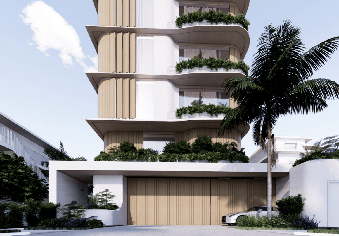 Low-rise four-pack planned for Gold Coast Highway site in Palm Beach