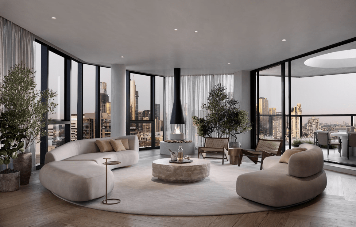 Riverlee reveal $18 million penthouse atop Seafarers, Melbourne apartment development