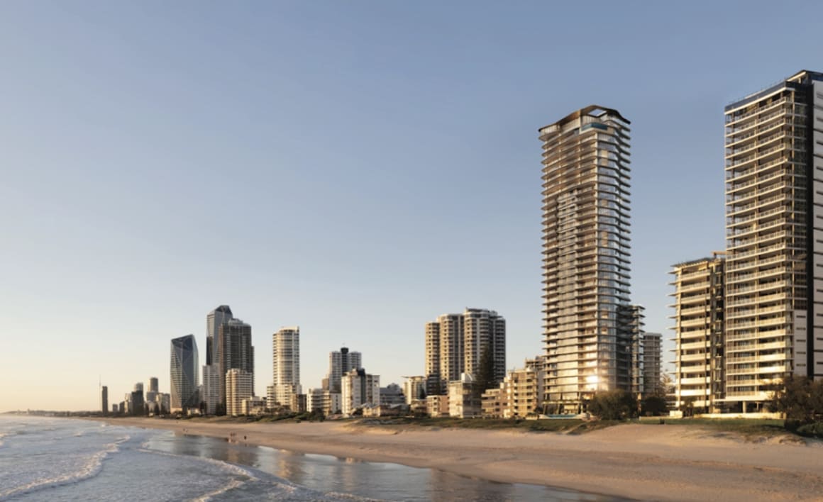 First look: Weiya Holdings submit 38-level Garfield Terrace, Surfers Paradise beachfront apartments