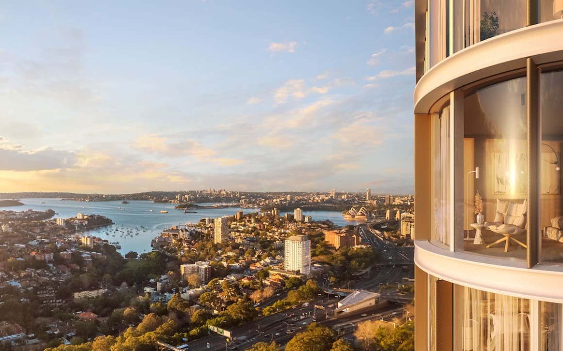 "A once-in-a-generation development" - Sales set to launch at Aqualand's luxury North Sydney apartment tower, AURA 