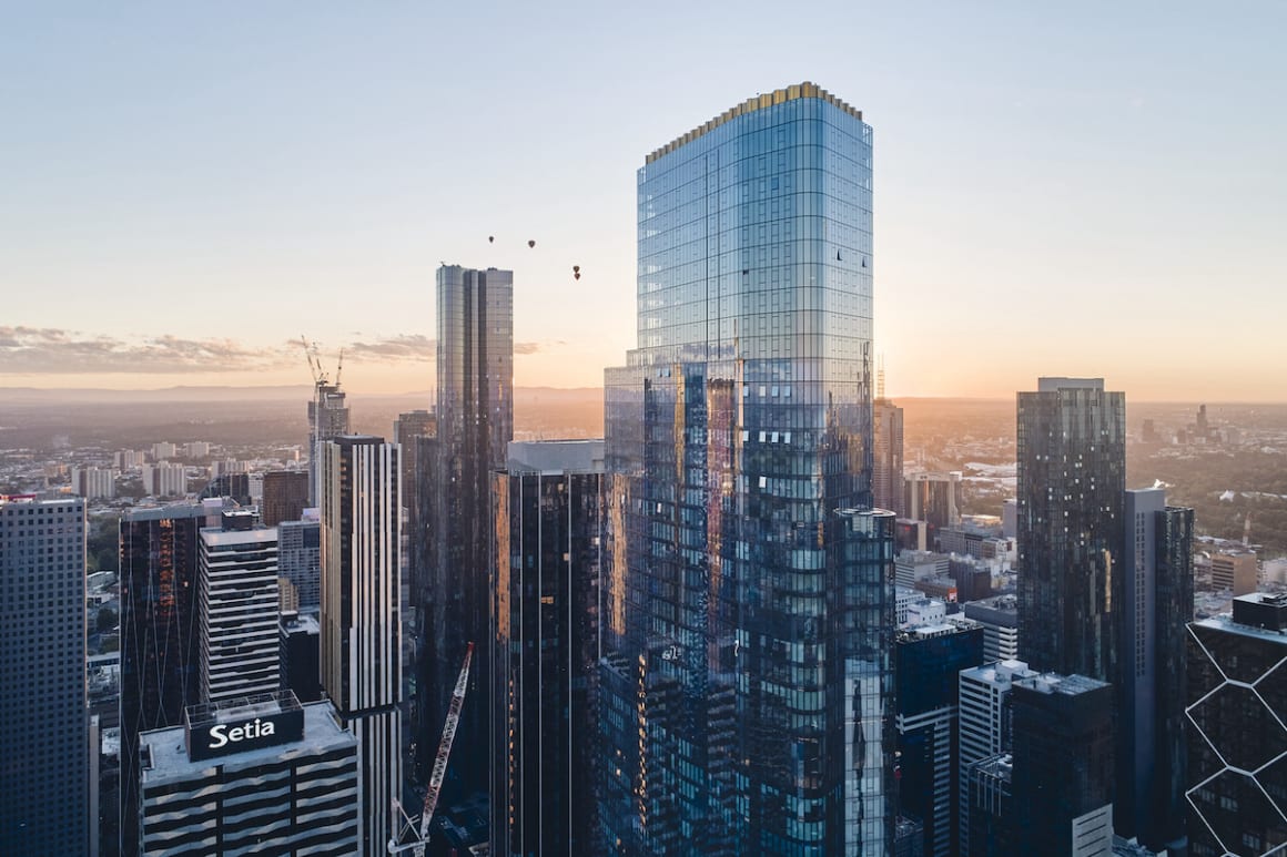 Australia's tallest twin towers set to bridge fringes of Melbourne CBD