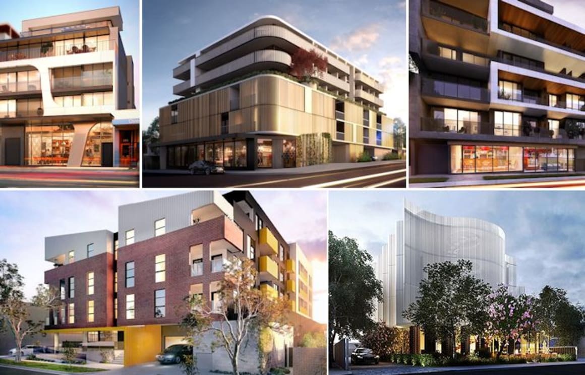 Melbourne's low-rise high-density: all projects with 5 or 6 floors in one long list