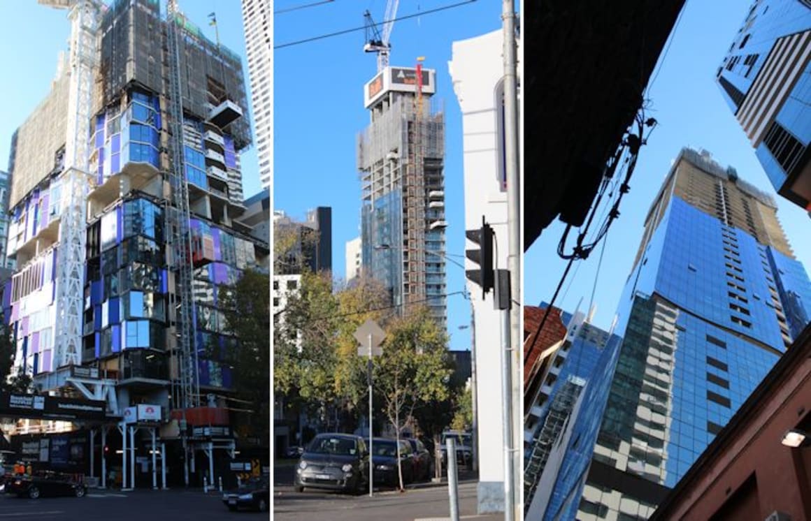 The CBD's northern construction boom in colour