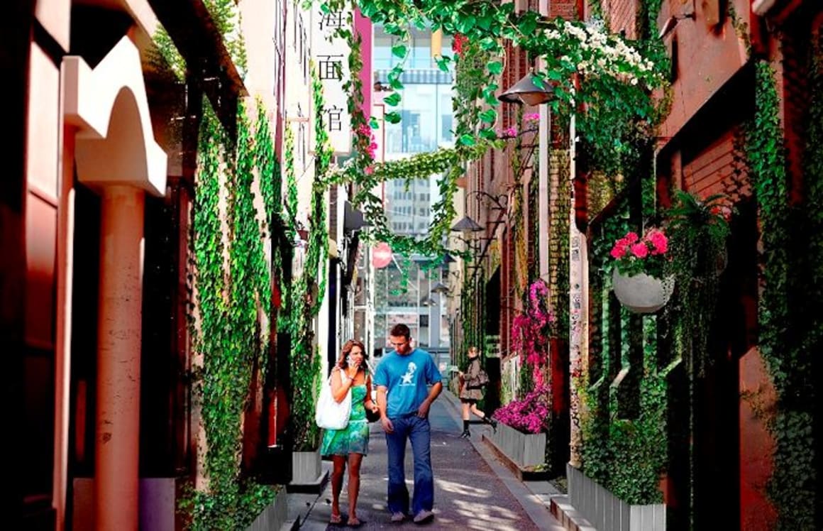 Get your green on for a new CBD laneway experience